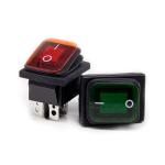 Buy cheap 16A 250V 4 PIN Waterproof Lighted Rocker Switch from wholesalers