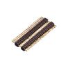 Buy cheap Breakable Male Straight Gold Plated Black Pin Header Connector 1-40p 2.54mm from wholesalers