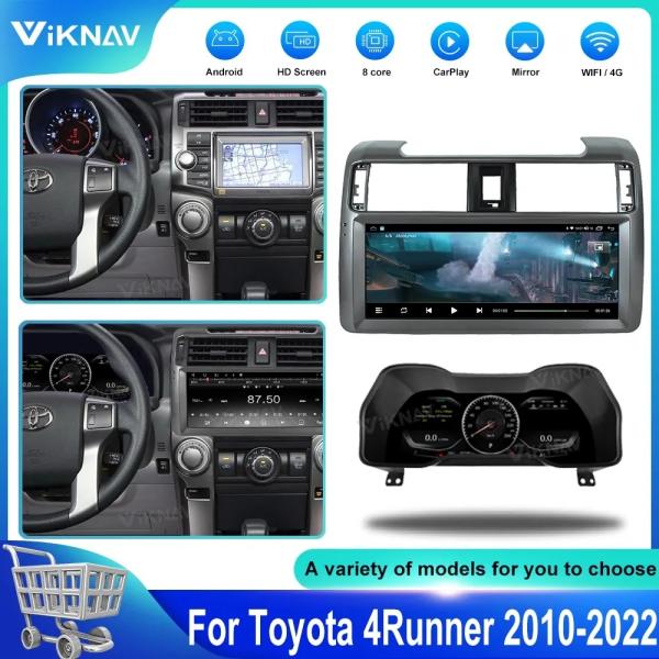 Buy cheap 12.3 inch Touch Screen Stereo For 2009-2019 Toyota 4Runner Multimedia Player Stereo GPS Navigation wireless Carplay from wholesalers
