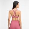 Buy cheap Shockproof Womens Sports Bra Gathered Moisture Wicking Without Steel Ring from wholesalers