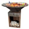 Buy cheap Customized Wood Charcoal Steel BBQ Grill With Removable Ash Catcher/Outdoor Kitchen Bbq from wholesalers