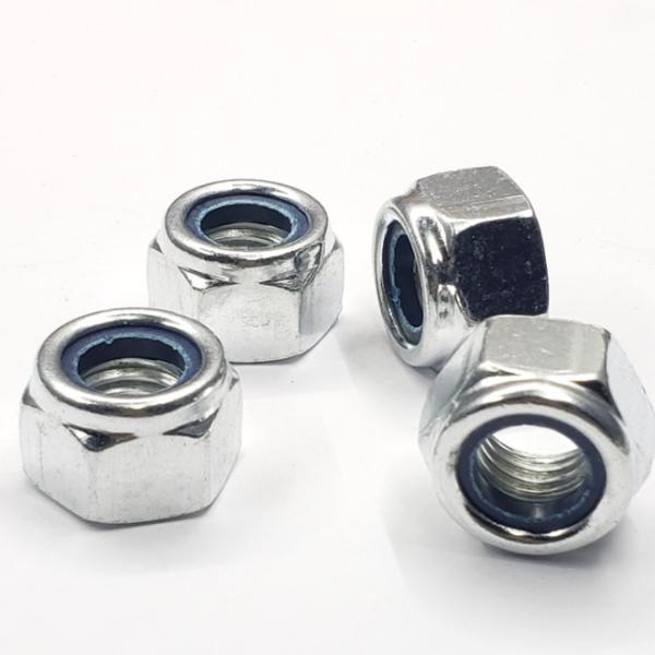 Quality ZYP HDG Black Dacromet M10 Nylon Lock Nuts And Washers for sale