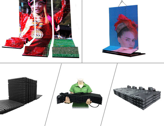 Black P6 Outdoor LED Screen Advertising / Commercial High Definition LED Display Module 4×4 Pixels