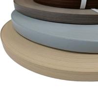 Buy cheap Melamine PVC Edge Banding Tape , 0.8 Mm Pre Glued Wood Grain Edge Banding product