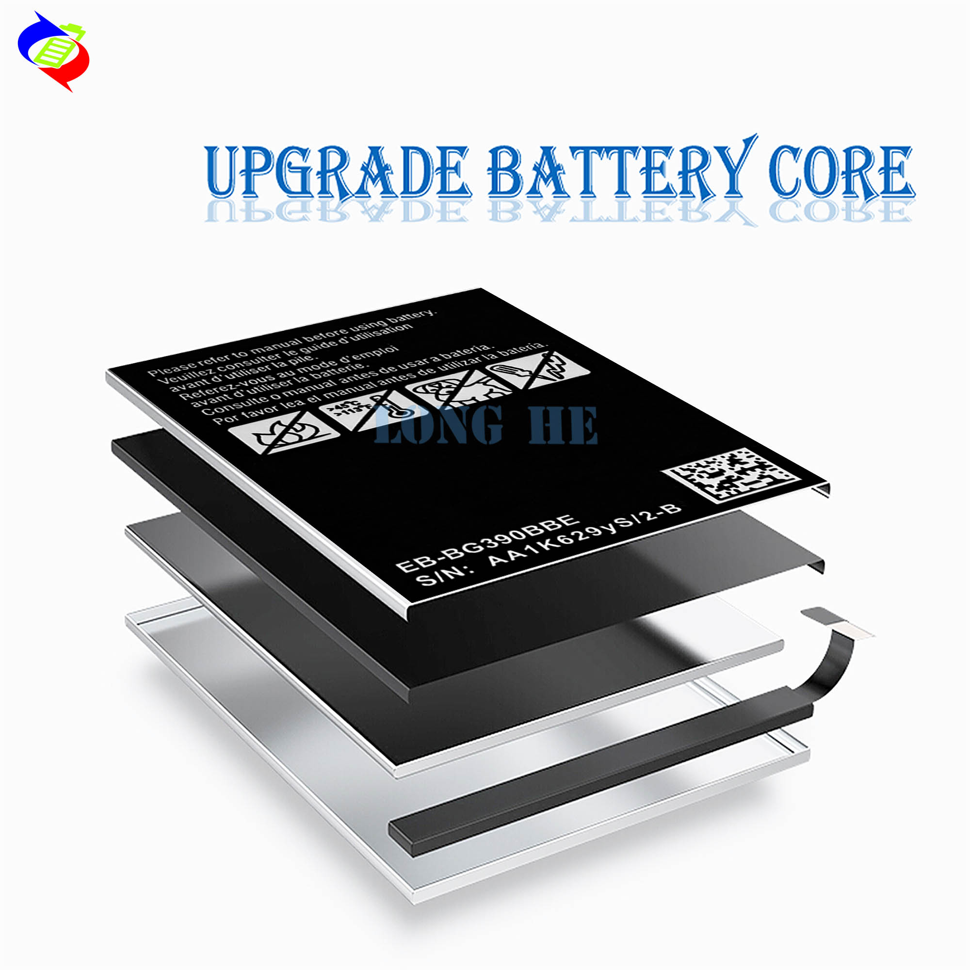 RECHARGABLE Li-Polymer Battery EB-BG390BBE 4.4V 2800mAh for Samsung Galaxy Xcover 4s