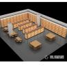 Buy cheap Gondola Shelving Units , Liquor Store Gondola Shelving wooden color Morden Style from wholesalers