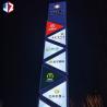 Buy cheap Shopping Mall LED Advertising Billboard Illuminated Metal Pylon Sign from wholesalers