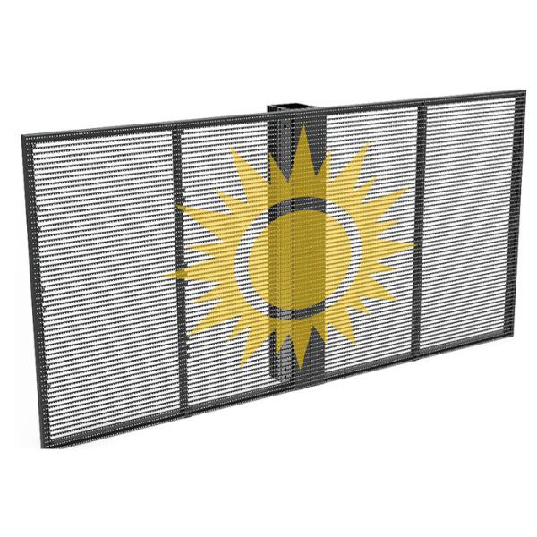 Buy cheap P10.4 Glass Window Indoor Transparent LED Display For Shopping Mall 1000x500mm from wholesalers