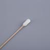 Buy cheap White Sponge Head Wood Handle Cotton Swabs Stick For Hospital Checkup from wholesalers