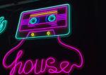 Transparent Acrylic 200cm EU Plug LED Neon Signs