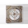 Buy cheap Indoor Outdoor Metal 3D Vintage Square Retro Wall Clock from wholesalers