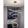 Buy cheap Cicle Chandelier Loft in the Hall Living Dining Room Gold Staircase Ring Pendant light(WH-NC-67) from wholesalers