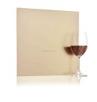 Bronze Acid Etched Double-Coated Silver Glass Mirror Sheet Ideal for Bathroom