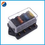 12V 24V 32V DC Universal Automotive Fuse Box 4 Way Blade Fuse Holder