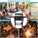 Large Smokeless BBQ Roaster Oven Portable Woodfired Camping Rotisserie Charcoal