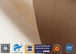 Brown Food Grade PTFE Coated Fiberglass Fabric 0.16mm 6mil