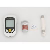 Buy cheap FDA Blood Glucose Meter Blood Sugar Monitors 10 / 25 Tests Trips / Lancets product