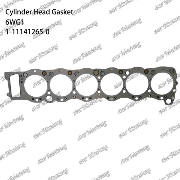 Buy cheap Cylinder Gasket 6WG1 Metal 1-11141265-0 For ISUZU Engine Spare Parts from wholesalers