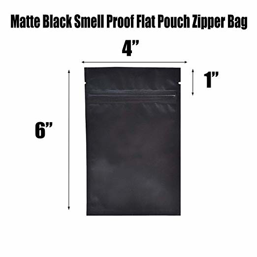 Coconut Shell Activated Charcoal Bags And Five 4X6 Odor Proof Pouch Reuseabl