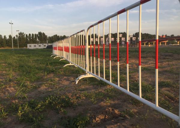 Buy cheap Powder Coating Crowd Control Barriers , Road Construction Barriers from wholesalers
