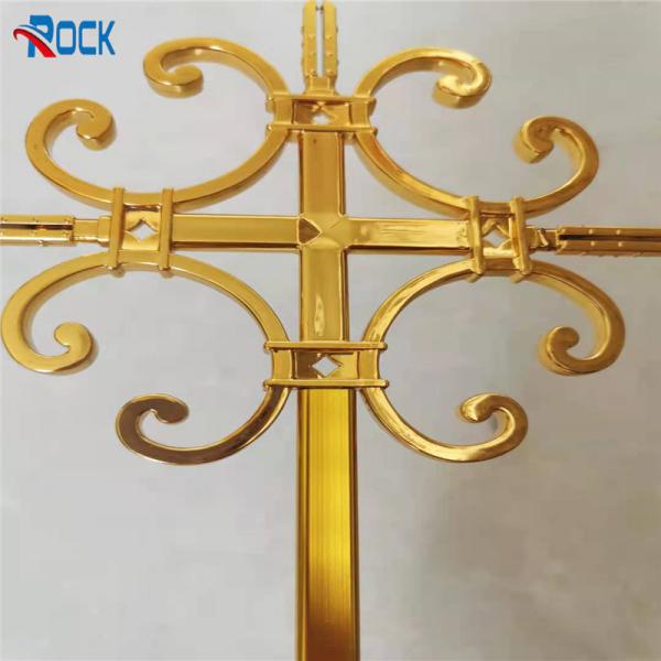 Buy cheap Shine Surface Gold 5*8mm Windows Georgian Bar Decorative Flowers from wholesalers