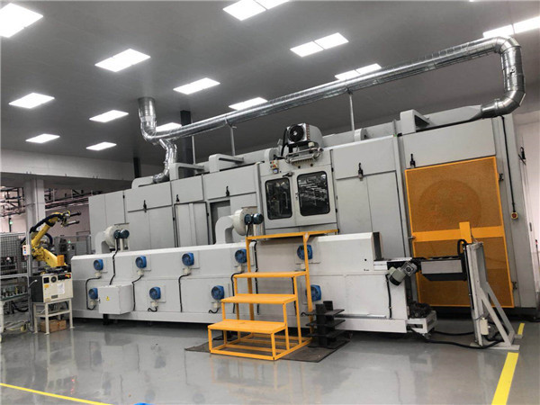Rotor semi-automatic roll immersion machine