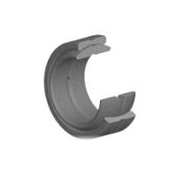 Buy cheap Spherical Plain Shaft Bearing / Custom Made White Metal Plain Bearing product