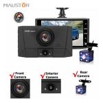 HD 1080P 3 Lens FCC IP69 Mini Dash Cam DVR Recorder G sensor