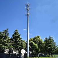 Buy cheap 35m Steel Antennas Monopoles With Platform For Telecommunication Post product