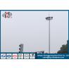 Buy cheap Q420 H35m RAL Painted Tubular Steel Flood Light Pole With Lifting System from wholesalers