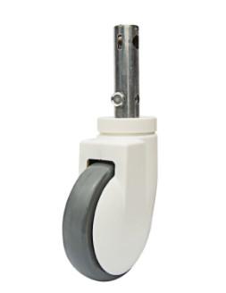 Buy cheap 5" central lock wheel medical caster plastic wheels 5 inch from wholesalers