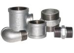 1/2"-6" White Color Malleable Iron Pipe Fittings Galvanized Surface