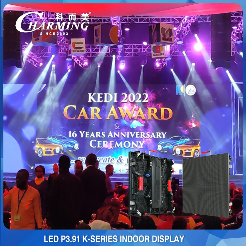 Light Weight P3.91 Indoor Rental Led Display For Stage Backdrop