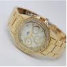 Buy cheap Multifunction Ladies Gold Watches With Diamonds On Bezel , Fashion Watches For Women from wholesalers