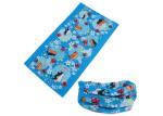 Blue Junior Headwear Cute Pattern , Fashion Style Kids Neck Gaiter Customized