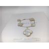 Buy cheap 18k Yellow Gold Magic Alhambra Bracelet With 5 Motifs White Mother Of Pearl from wholesalers