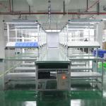 Aluminium Assembly Workbench Line DY3 , Electrical Worktable Bench For Light