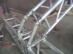 Black 300*300*12m Length Arch Spigot Connection Aluminum Stage Truss Strong