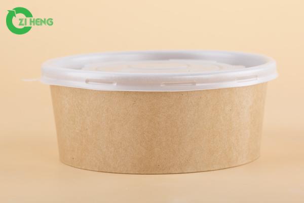 Buy cheap Leak Protection Paper Food Bowls Double Sided PE Coating For Food Takeaway from wholesalers