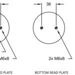 W01-R58-4081 Heavy Duty Air Bags Dunlop Air Ride Springs 31043