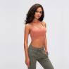 Buy cheap Longline Womens Padded Womens Sports Bra Widened Hem Shockproof Cross Back from wholesalers