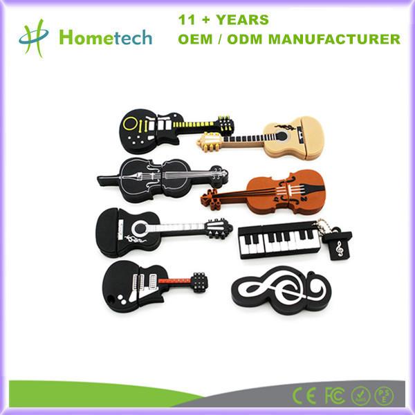 Buy cheap Cartoon Electric Guitar USB Flash Drive 1GB 2GB USB 2.0 Pen Drive 16GB 32GB from wholesalers