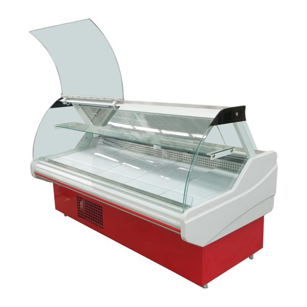 Buy cheap Commercial Deli Display Fridge , Cold Deli Showcase Cooler For Butcher Shops from wholesalers
