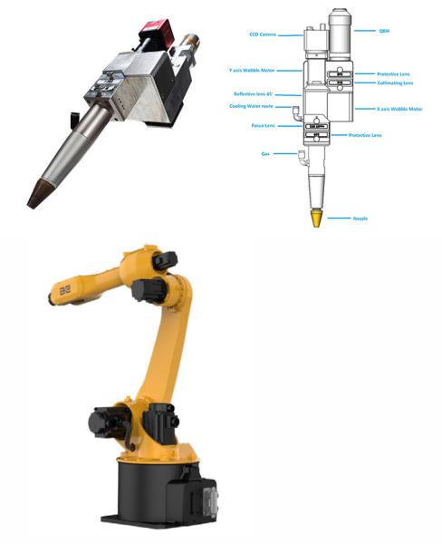 Quality 1070nm Wobble Laser Welding Head With 5mm Laser Beam Adjustable for sale