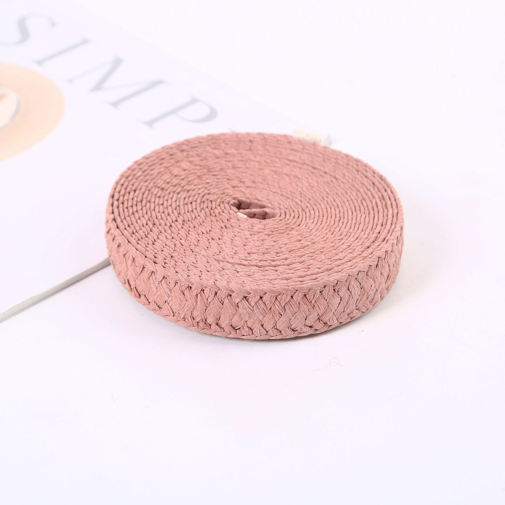 FSC Certificate Raffia Woven Paper Ribbon Eco Friendly Wrapping Gift Paper Ribbon