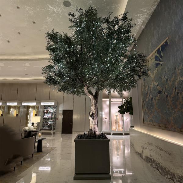 Custom Large Artificial Olive Tree 3-8m | Commercial Grade Faux Olive Plant