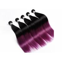 Buy cheap Purple Remy Human Hair Extensions , No Shedding 100g Remy Hair Extensions product