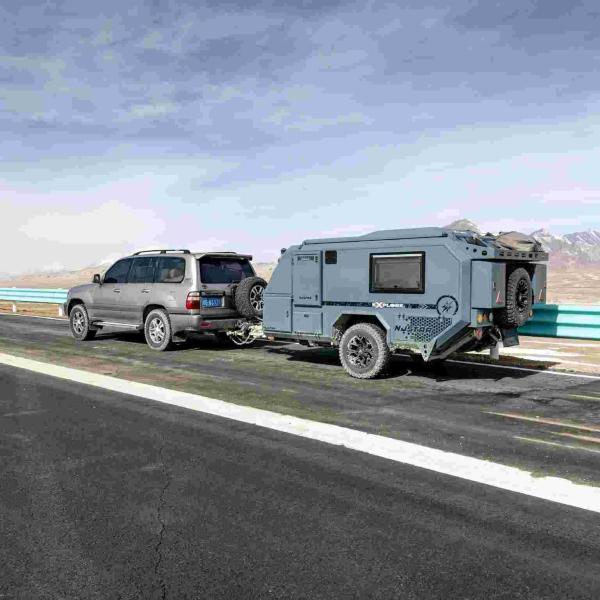 Buy cheap 16 Feets Njstar Explore Trailer 450W 600W Solar Off Road Pop Up Camper from wholesalers