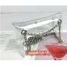 Buy cheap Button Closure PVC Clutch Bag For Women Handbag Snap Sleeve Cosmetic Makeup Bag, Satchel Golden Handle Chain Clutch PVC from wholesalers