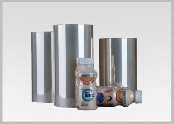 Non Toxic 30-50 Mic Thickness PVC Shrink Film , Plastic Wrap Roll Printable